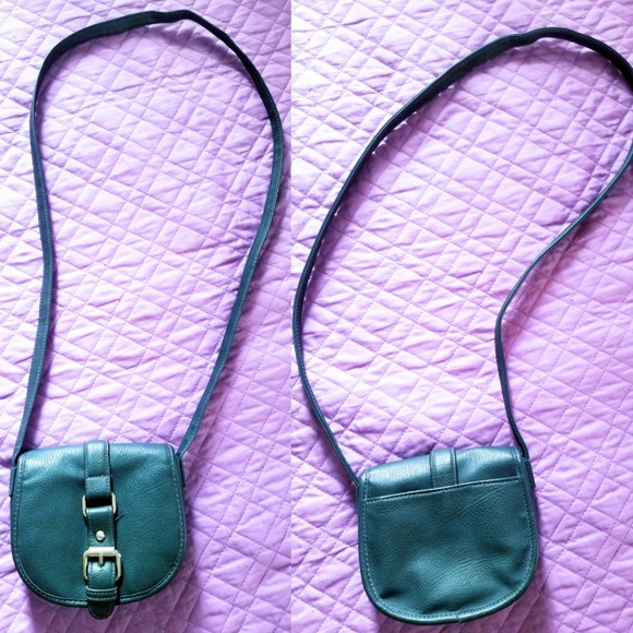Emerald green statement shoulder purse - Picture 2 of 3